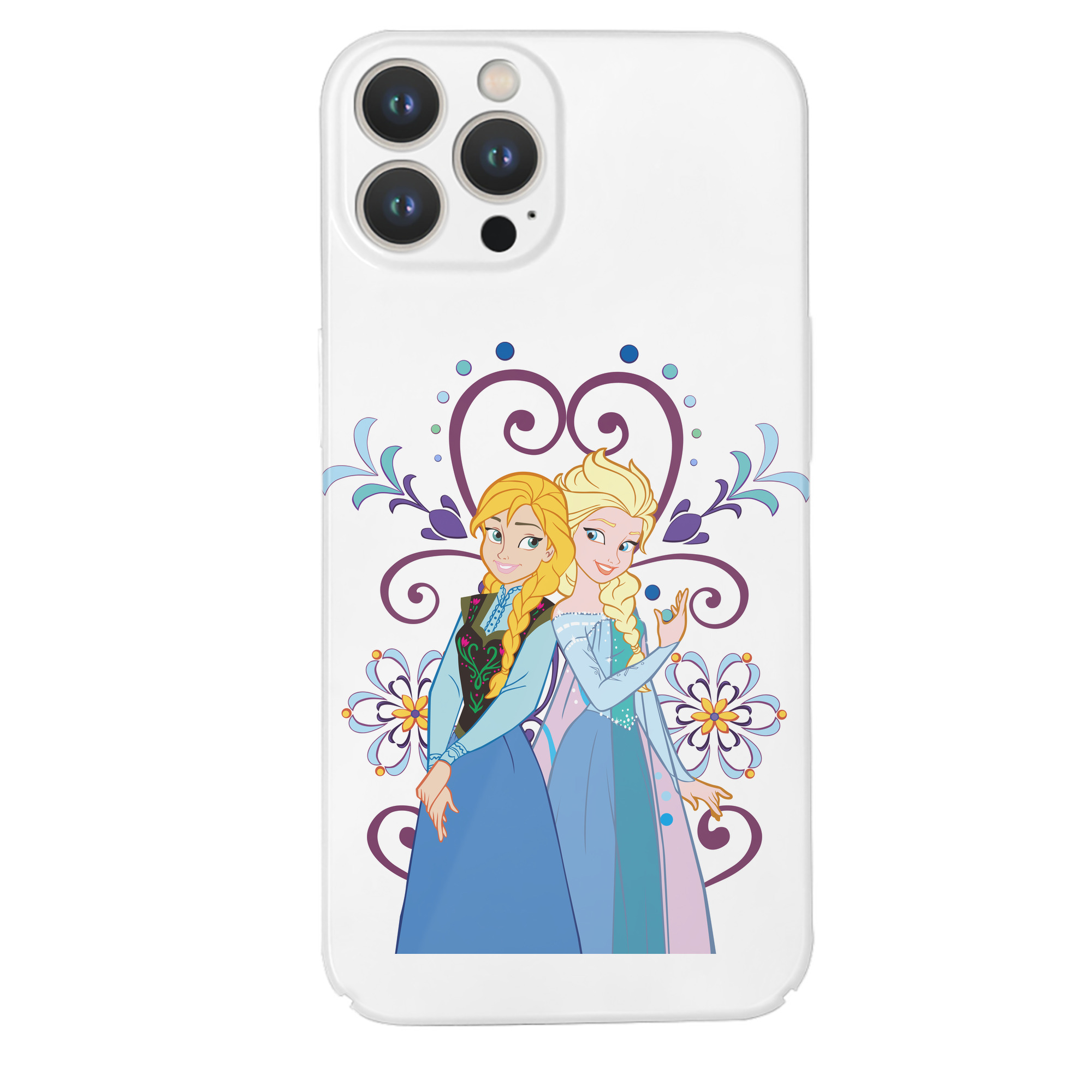 （画像用） アナと雪の女王 アンナ エルサ Frozen Anna Elsa 【iPhone 14シリーズ対応】ハードケース